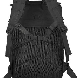 Sac à dos de randonnée camouflage multicolore personnalisé, avec cadre interne, 36-56L, en polyester Oxford 900D, fermeture éclair et fermoir, étanche, pour équipement médical - Product Image 3