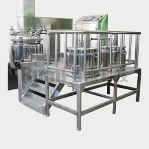 Liquid Heating Vacuum Homogenzing Mixing Tank, Steam Heating Jacketed Tank for Sauce - Product Image 1