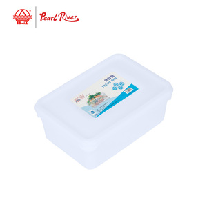 Contenedor de Alimentos Rectangular de Plástico Pearl River Fresh Box con Tapa Hermética para Conservar la Frescura, Apilable para Refrigerador y Cocina - Product Image 1