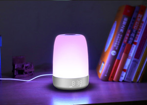 Sveglia smart clock con ricarica usb 3 luminosità a casa lenire la luce notturna per la camera da letto di aiuto per dormire funzione sveglia - Product Image 6