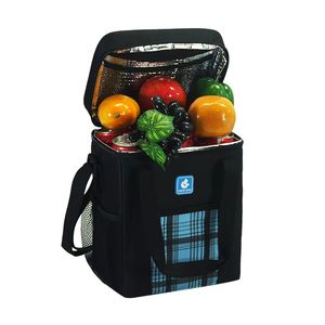 Sacs isothermes réutilisables grande capacité avec doublure PEVA, imperméables et anti-fuites, pour pique-niques, camping, sacs d'extérieur avec logo personnalisé - Product Image 4