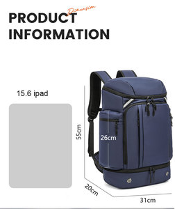 Mochila Grande Impermeable Personalizada para Mujer, de Poliéster, para Portátil, con Cierre USB, Sistema de Transporte con Correa, para Deportes al Aire Libre - Product Image 5