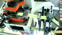 Machine automatique de fabrication de fermetures éclair en nylon avec moteur principal, machine de poinçonnage et de perforation
