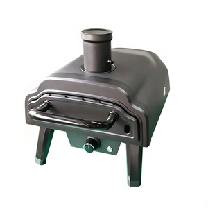 Parrilla <span class=keywords><strong>de</strong></span> Gas Portátil <span class=keywords><strong>de</strong></span> Alta Calidad <span class=keywords><strong>de</strong></span> 14 Pulgadas para Uso Comercial y Doméstico, Horno <span class=keywords><strong>de</strong></span> <span class=keywords><strong>Pizza</strong></span> Italiano con Piedra Giratoria - Product Image 4