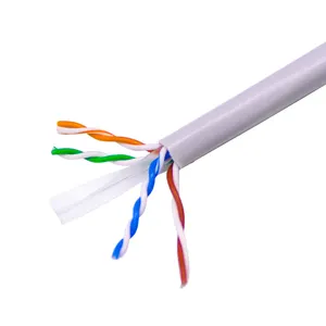 زوج CAT6 4p غير معزول من كابلات اتصالات utp/ftp/sftp HDPE