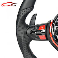 Volant sport en cuir perforé avec garniture rouge pour BMW E60 E90 F20 F30 F10 F25 E/F Chassis Upgrade