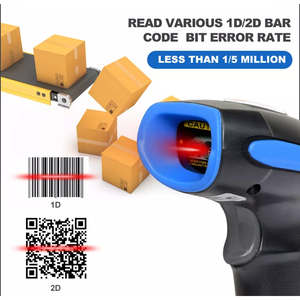 High Performance Portable Wired Bar Code Reader Handheld Qr Code 1D 2D Barcode Scanner Android For Supermarket Warehouse