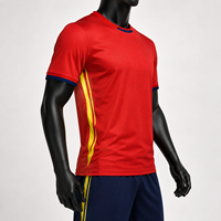 Maßgeschneidertes Fußballtrikot Herren Kurzarm Team Fußballtrikot Individuelles Logo Sportuniform OEM Großhandel Hersteller Lieferant