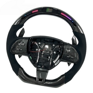 Volante Personalizado de Fibra de Carbono Forjado y Calentado con Cuero Alcántara para <span class=keywords><strong>Jaguar</strong></span> XF XFR <span class=keywords><strong>F</strong></span>-<span class=keywords><strong>Type</strong></span> 2008 2009 2010 2011 2012 2013 <span class=keywords><strong>2014</strong></span> - Product Image 2