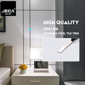 Foshan Professional Manufacturer JECA OEM Flat Trim <strong>Strip</strong> For Wall Furniture Gold Stainless Steel Mirror - Product Image 4