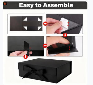 Venta Directa de Fábrica, Caja de Regalo Magnética Plegable de Lujo Personalizada al por Mayor para Pequeñas Empresas - Product Image 3