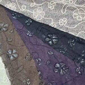 Dentelle en maille de nylon <span class=keywords><strong>suisse</strong></span> à sequins et à fleurs pour robe de mariée 2026 - Product Image 1