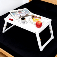 Support d'ordinateur portable réglable et portable, table pliable pour ordinateur portable, plateau de petit-déjeuner pour canapé avec pieds