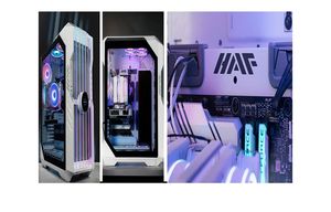 Boîtier d'ordinateur <span class=keywords><strong>Cooler</strong></span> <span class=keywords><strong>Master</strong></span> HAF 700 EVO blanc Full Tower, 4x USB 3.2 Gen 1 Type-A, 1x panneau latéral en verre, E-ATX, multi-chambres, 5x ventilateurs ARGB - Product Image 6