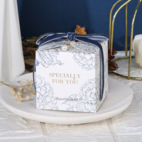 Boîtes cadeaux carrées tendance pour mariage, bonbons, sacs cadeaux, décoration de fête de Noël et d'anniversaire, emballage cadeau
