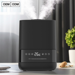 RUNAL Desktop Black Cool <b>Warm</b> <b>Mist</b> Smart Ultrasonic Air <b>Humidifier</b> Remote Control Household Use App-Controlled Globally Certifie - Product Image 1