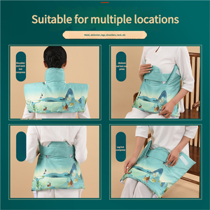 Envoltura de <span class=keywords><strong>hombro</strong></span> de artemisa eléctrica Premium Calentamiento rápido Moxa Terapia de calor para aliviar el dolor de cuello Uso en el hogar y la Oficina - Product Image 6