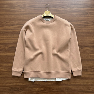 เสื้อสเวตเชิ้ตคอกลมแขนยาวผู้ชาย ผ้าฝ้ายฟลีซเนื้อนุ่ม ระบายอากาศได้ดี ไม่ยับ ไม่หด ผลิตจากวัสดุรักษ์โลก  แบบมีฮู้ด - Product Image 3