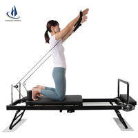 Machine de Pilates Reformer portable et pliable en promotion – Idéale pour le yoga, l'étirement et l'entraînement professionnel en salle de sport