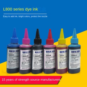 <strong>COOLCOLOR</strong> E850 Certified Multi-Color Compatible R270/R330/R230/T50/L805L301/1390 DYE 70ml Customized Logo/Graphic Design - Product Image 3