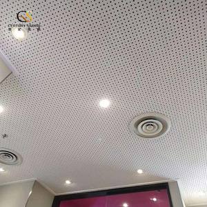 Fabricant chinois de plaques de plâtre perforées acoustiques pour cloisons sèches Accessoires de plaques de plâtre Faux plafond suspendu - Product Image 2