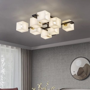 Modern Chinese Minimalist <b>Ceiling</b> <b>Light</b> Led Tricolor Hardwired For Living Room Bedroom Study Dining Room - Product Image 1