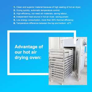 CW industriale <span class=keywords><strong>argilla</strong></span> vernice carbone di carbone vernice paraffina aria calda forno di essiccazione a circolazione - Product Image 5