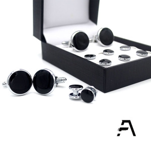 Set di <span class=keywords><strong>Gemelli</strong></span> e Bottoni <span class=keywords><strong>per</strong></span> Camicie da Smoking da Uomo <span class=keywords><strong>per</strong></span> Matrimoni, Fidanzamenti, Feste e Anniversari - Idee Regalo - Product Image 1