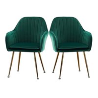 Fauteuil Confortable Chaise d'Appoint Moderne en Velours pour Restaurant, Beige, Chaises de Salle à Manger avec Coussin pour Salon Maison et Pieds Métalliques Dorés
