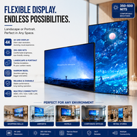 Écran tactile LCD d'affichage numérique intérieur de 32 pouces avec CMS intégré et point d'accès Wi-Fi pour les affichages promotionnels dans les magasins, les hôtels et les restaurants