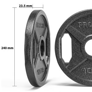 Proiron 5 10 25 35 45lb משקל עמיד 2 אינץ 'ברזל יצוק משקל סט 240lb משקל סט עבור חדר כושר - Product Image 2