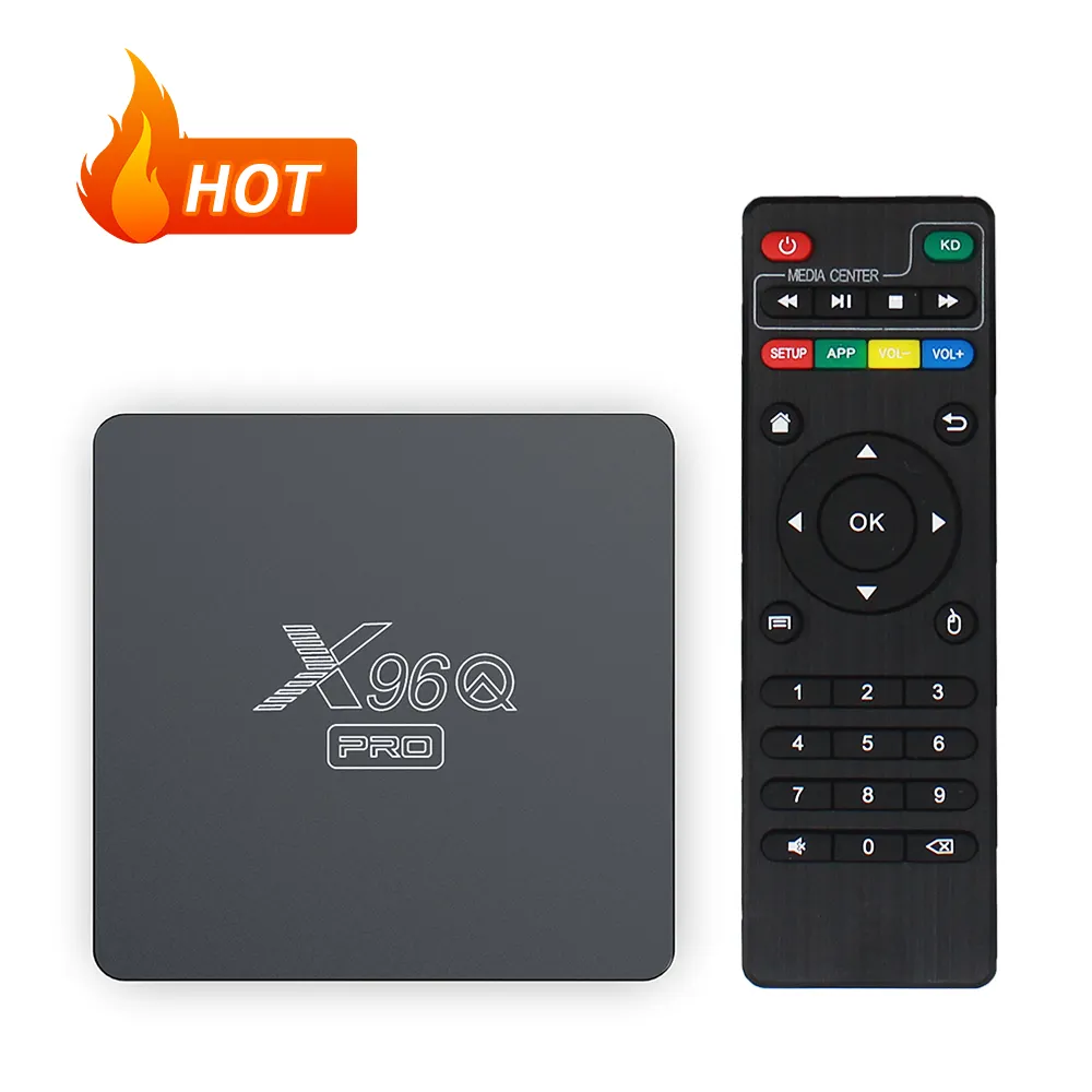 ENY Allwinner H313 Android 10 X96Q Pro Dual Wifi Smart Tv Box 1Gb 2Gb 8Gb16Gb 4Gb 32Gb 4K Tv Box Android