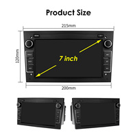 Système de navigation de voiture Opel Android 7 pouces Style original Contrôle central Grand écran GPS Image inversée Machine tout-en-un