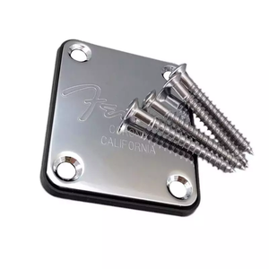 Placa de Acero para Reforzar la Conexión del Mástil de Guitarra Eléctrica y <span class=keywords><strong>Bajo</strong></span>, con Tornillos - Product Image 3