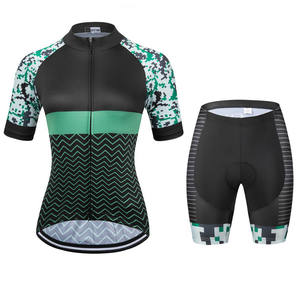 Ensemble de maillots de cyclisme légers personnalisables en gros, vêtements de cyclisme à manches courtes, OEM - Product Image 5