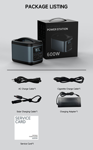MGCTECH 600W Capacity Super Fast Charging 600w 1200w 2000w Portable Power Station <b>Solar</b> <b>Generator</b> S600A Super Portable Power Sta - Product Image 5