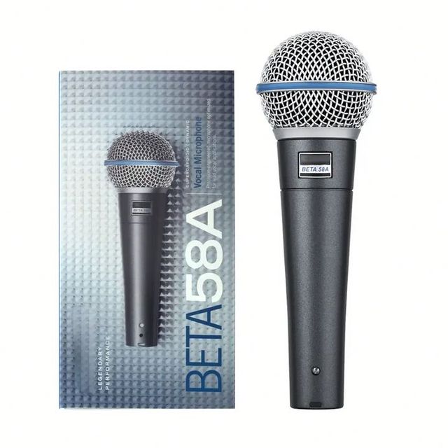 Professional Recording Beta58a Microphone Sm58 Wired Professional Vocal Cardioid Dynamic Microphone Karaoke Mic for Shure