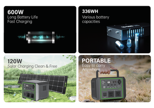 Générateur <span class=keywords><strong>solaire</strong></span> Boltpower 600W, 336Wh, haute capacité, station d'alimentation portable, logo OEM ODM personnalisé disponible pour les distributeurs mondiaux - Product Image 2