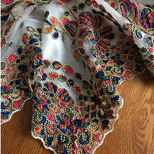 <span class=keywords><strong>Tovaglia</strong></span> da sposa in pizzo Vintage di lusso con ricami Country per aggiungere eleganti corridori al tuo giorno speciale - Product Image 3