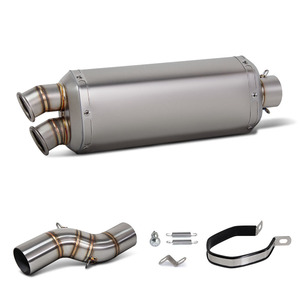ท่อไอเสีย TRK702X สำหรับ Benelli TRK502X TRK552X <span class=keywords><strong>TRK702</strong></span> TRK-502X/552X/702/702X ท่อไอเสียรถจักรยานยนต์แบบสวม S9 Silencer - Product Image 2