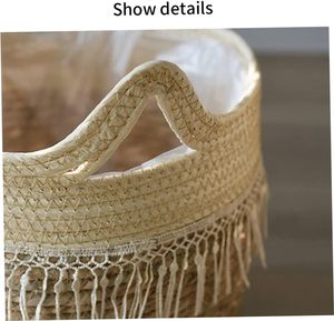 Panier de plantation en herbe de mer, paniers de plantation élégants pour plantes d'intérieur et d'extérieur, parfaits pour les pots de fleurs, la couverture et la décoration de la pièce - Product Image 3