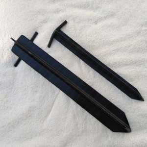 Pince forgée à la main médiévale/viking Couverts MedievalCampAir T Profil Piquets de tente Extra Long Acier galvanisé Écologique - Product Image 6