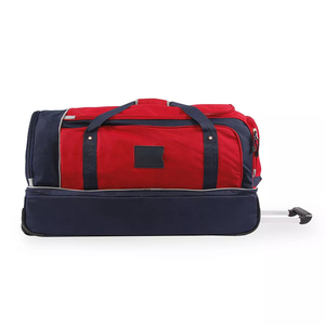 OEM resistente de gran capacidad 40 50 60 90 <span class=keywords><strong>100</strong></span> <span class=keywords><strong>L</strong></span> 34 "Viaje Camping almacenamiento gimnasio bolsa de lona con rueda carrito zapato compartimento - Product Image 2