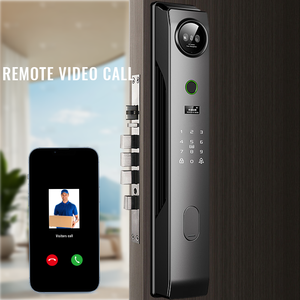 2025 Smartes Türschloss Tuya WiFi Smart Fingerabdruck Heim Digital Tresor Tür mit Kamera Schloss - Product Image 3