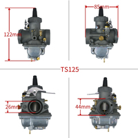 Suzu Ki TS125 TC125 DS125 TS100 DS100 125cc Miku Ni remplacement Carb tout-terrain rue vélos moto carburateur