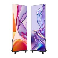 Schermo a specchio a LED per interni P3 1920*640mm dimensioni dell'armadio senza soluzione di continuità per negozi al dettaglio centro commerciale OEM fornitore di animazione del testo