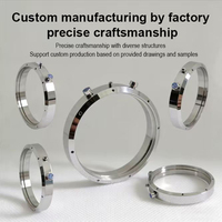 Fournisseur de marques privées : Pièces de montre en acier inoxydable usinées CNC, lunette, couronne, fond de boîtier et outil d'ouverture personnalisés pour montres de luxe