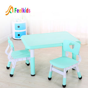 Bureau et chaise écologique pour enfants, ensemble bureau et chaise, noir, pour l'école maternelle, - Product Image 1