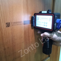 Impresora de codificación de inyección de tinta portátil de mano en cartón de plástico de metal de madera por codificación de lote de impresión digital