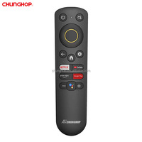 Chunghop nuevo control remoto de TV inteligente de voz inalámbrico OEM personalizado para Samsung, novedad de 2017